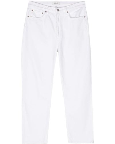Agolde Straight-leg Jeans - White