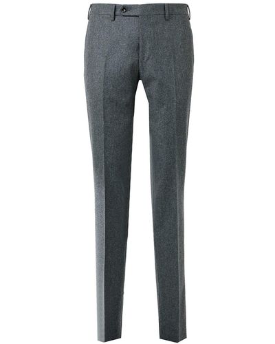 Al Duca d'Aosta Grey Flannel Formal Pants