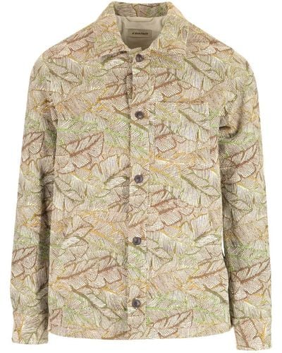 Al Duca d'Aosta Embroidered Cotton Overshirt - Natural