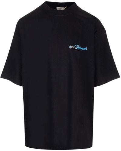 Vetements Black "only " T-shirt