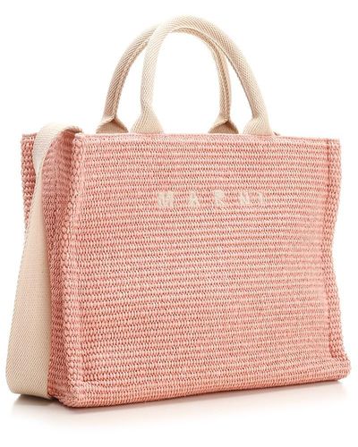Marni East/West Small Tote Bag - Pink