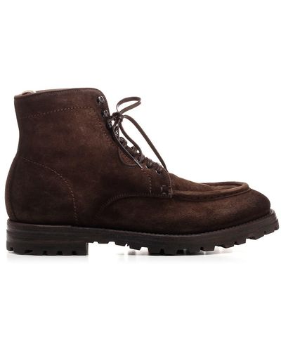 Officine Creative Brown Ankle Boot