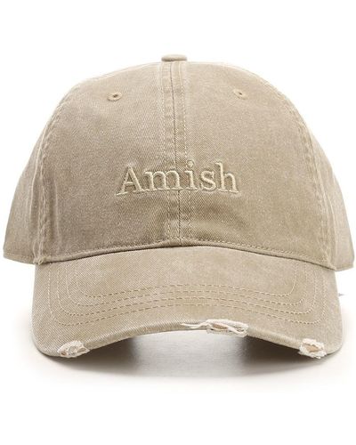 AMISH Cotton Baseball Hat - Natural