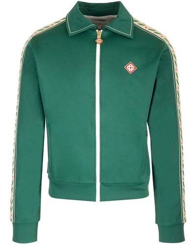 Casablancabrand "laurel" Slim Fit Sweatshirt - Green