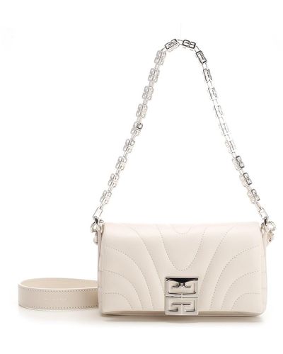 Givenchy 4g Soft Small Shoulder Bag - White