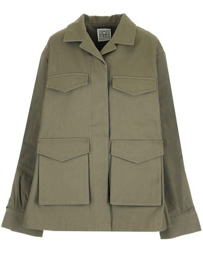 Totême Military Style Jacket - Green