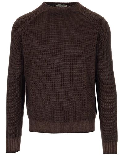 Al Duca d'Aosta Wool Reversible Sweater - Multicolor