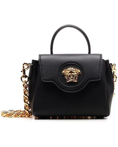 Versace Small "la Medusa" Handbag - Black