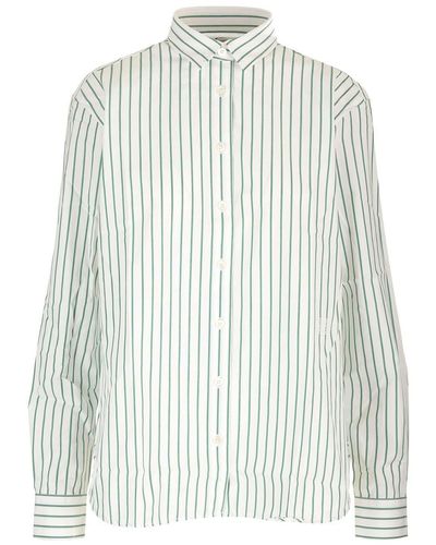 Totême Striped Shirt - White