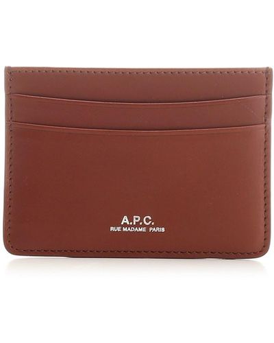 A.P.C. Card Case - Purple