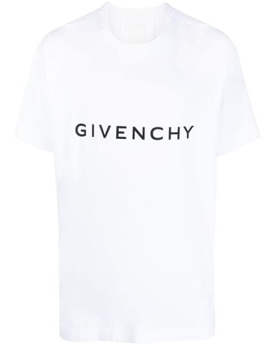 Givenchy White T-shirt With Logo - Multicolor
