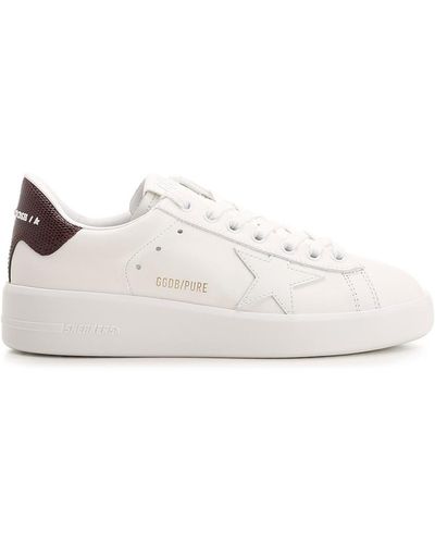 Golden Goose "pure Star" White Leather Sneakers