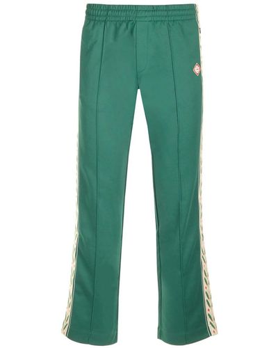 Casablancabrand "laurel" Pants With Side Band - Green