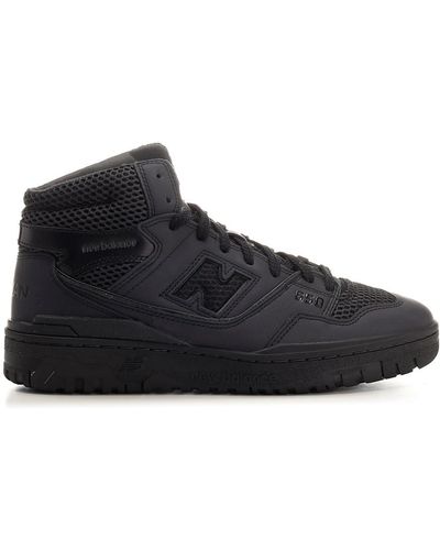 Junya Watanabe Total Black "bb650" Mid-top Sneakers