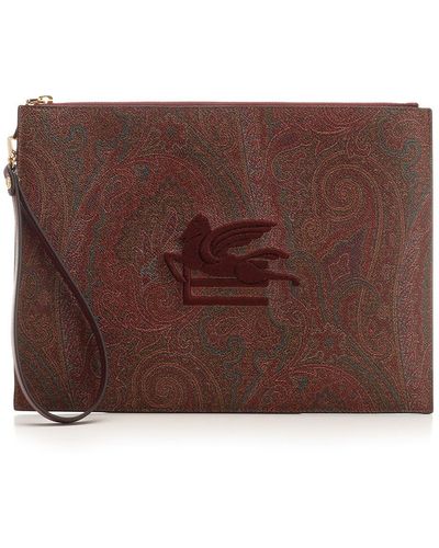 Velvet Clutches and evening bags for Women | Lyst Canada