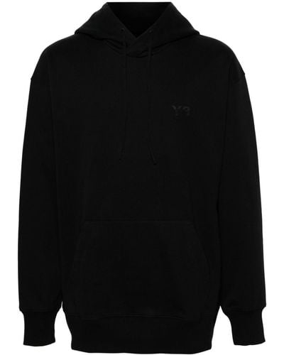 Y-3 Black "french Terry" Hoodie