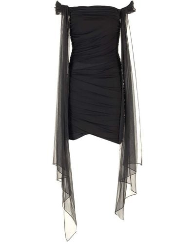 Givenchy Draped Dress - Black