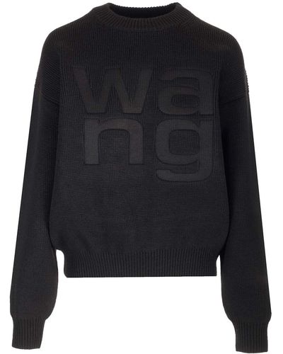 Alexander Wang Compact Knit Pullover - Black