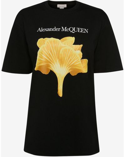 Alexander McQueen Mushroom T-shirt - Black