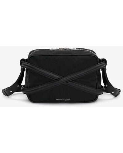 Alexander McQueen The Harness Camera Crossbody Bag - Black