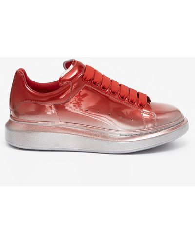 alexander mcqueen red heart sneakers