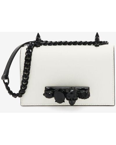 Alexander McQueen Borsa mini jewelled satchel - Multicolore