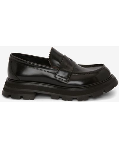 Alexander McQueen Wander Leather Loafer - Black