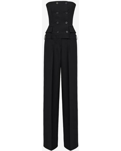 Alexander McQueen Tailored All-in-one - Black