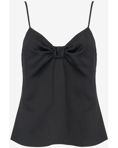 Alexander McQueen Knot Evening Camisole - Black