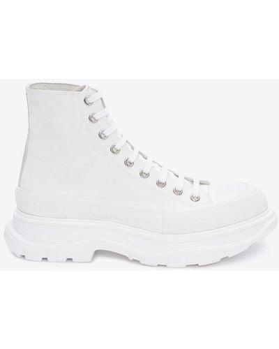 Alexander McQueen Tread Slick Boot - White
