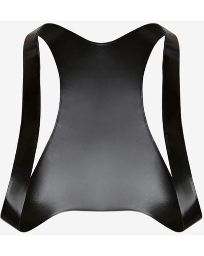 Alexander McQueen Leather Harness - Black