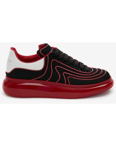 Alexander McQueen Sneakers oversize - Rouge