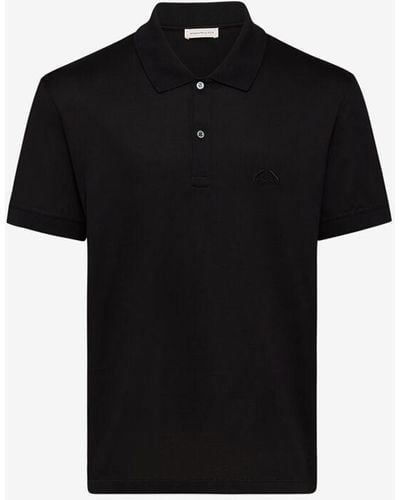 Alexander McQueen Seal Logo Polo Shirt - Black
