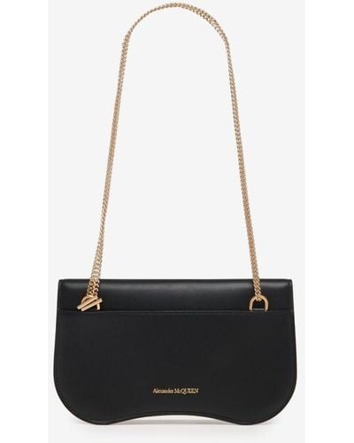 Alexander McQueen The Seal Phone Mini Bag With Chain - White