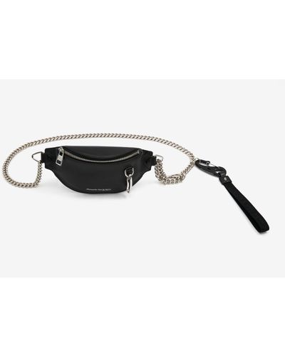 Alexander McQueen Biker Belt Bag - Black
