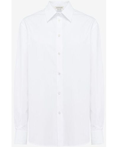 Alexander McQueen White Oversized Shirt