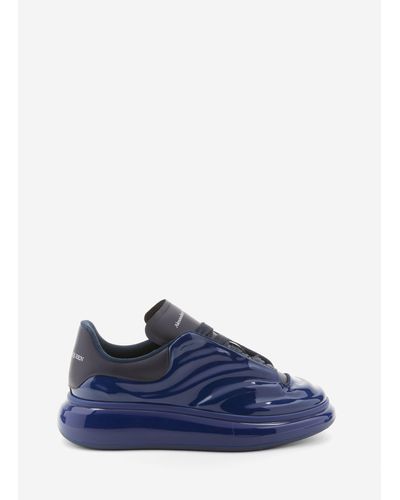 Alexander McQueen Sneaker oversize lucide - Blu