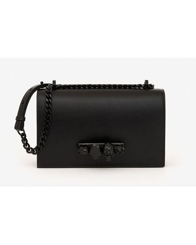 Alexander McQueen Jewelled satchel - Nero