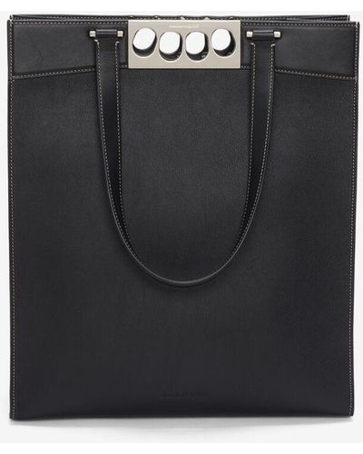 Alexander McQueen Grip Bag In Leather - Black