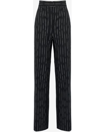 Alexander McQueen Pants, Slacks and Chinos for Women | Online Sale up ...
