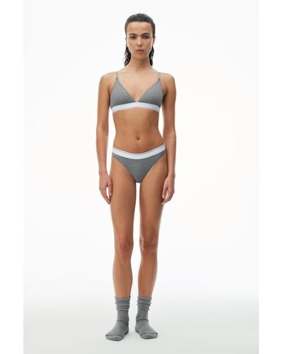 Alexander Wang Thong In Ribbed Jersey - Multicolour
