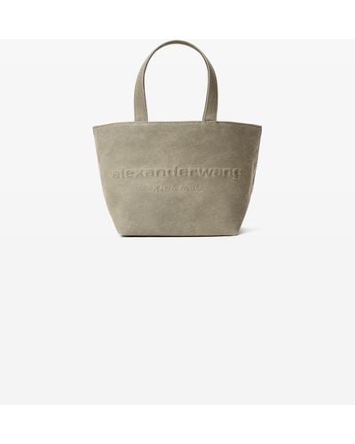 Alexander Wang Punch Small Tote Bag In Wax Canvas - Multicolor