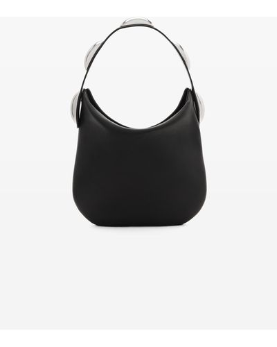 Alexander Wang Dome Hobo Bag In Smooth Cow Leather - Black