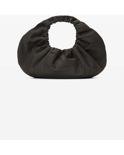 Alexander Wang Crescent Medium Shoulder Bag In Nylon - Black