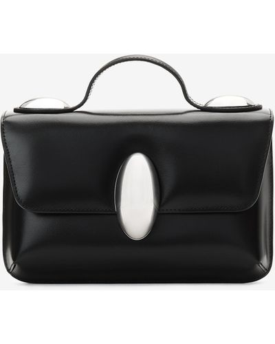Alexander Wang Dome Pouchette In Leather - Black
