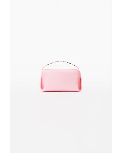 Alexander Wang Marquess Micro Bag In Satin - Pink