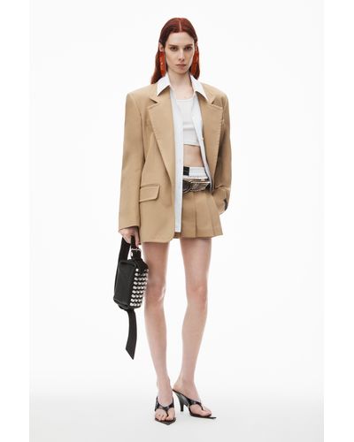 Alexander Wang Pre-styled Oversize Jacket With Dickie - Natural