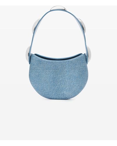 Alexander Wang Dome Crossbody Bag In Trompe-l'oeil - Blue