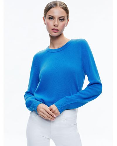 Alice + Olivia Angie Pullover - Blue
