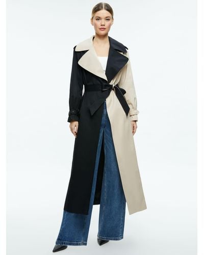 Alice + Olivia Nevada Trench Coat - Blue